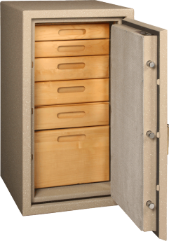 Amsec Fire Rated Burglary Safe BF3416 